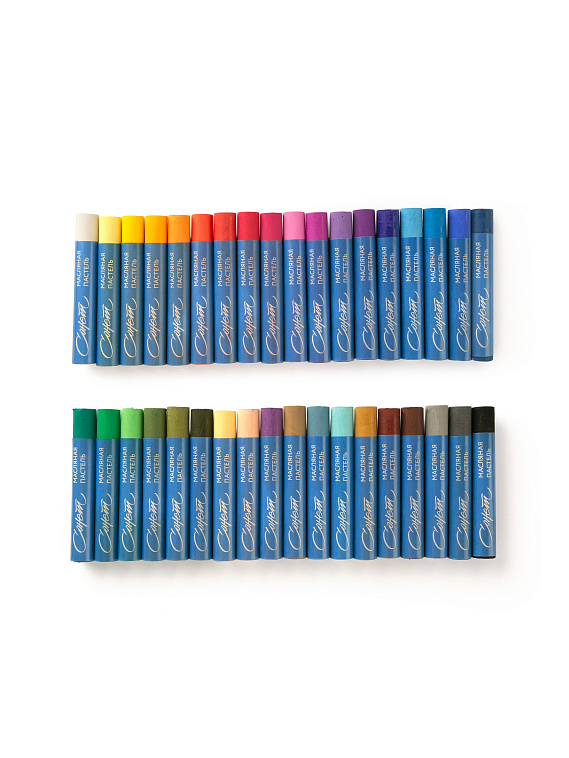 Набор пастели масляной "Сонет", 36 цветов 606x758